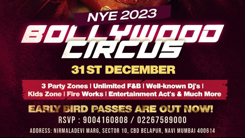 NYE 2023 Bollywood Circus