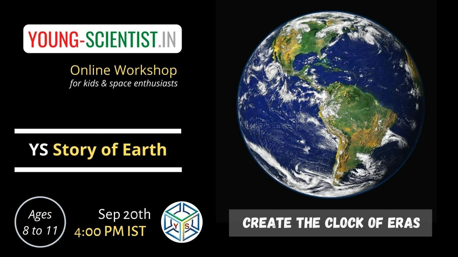 YS Story of the Earth – Clock of Eras, Online Workshop