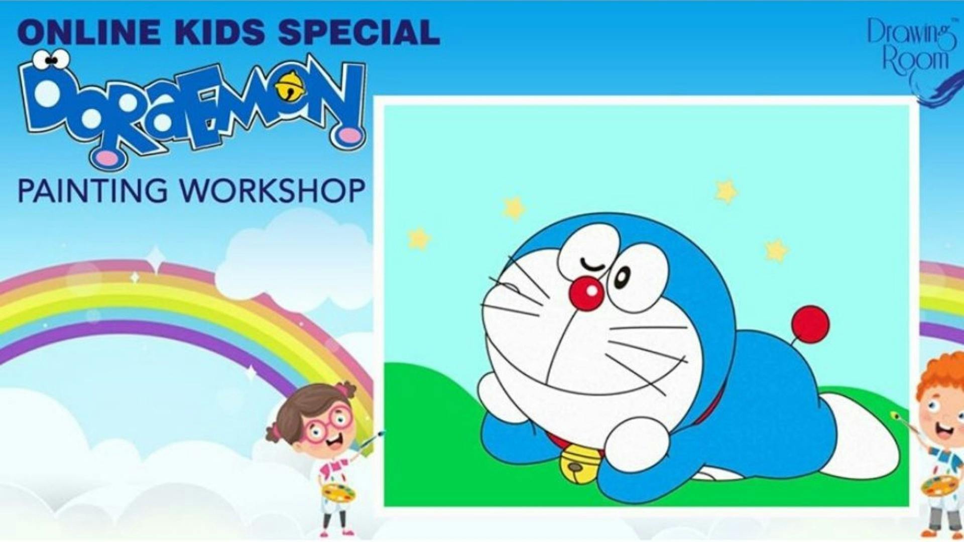 How to draw a Doraemon Step by Step