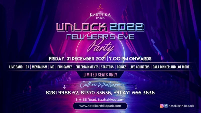 UNLOCK – 2022 – New Year Eve Party