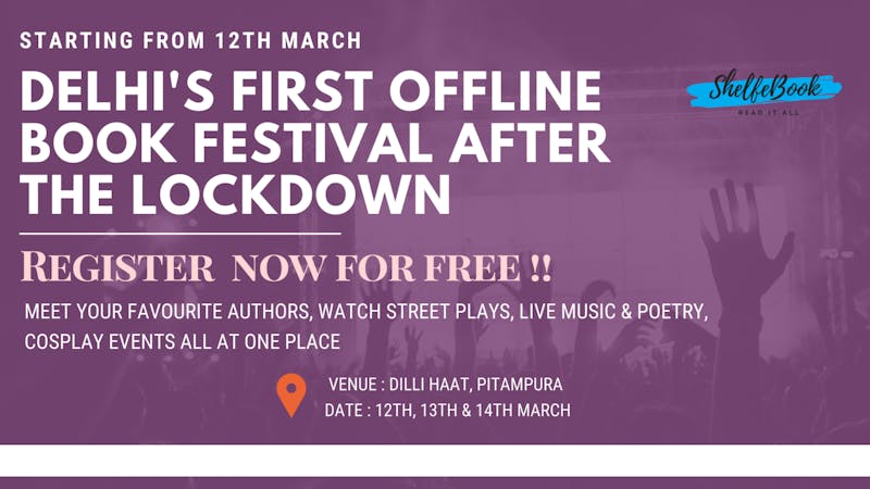 Shelfebook's Book Festival | Event in Delhi | Townscript