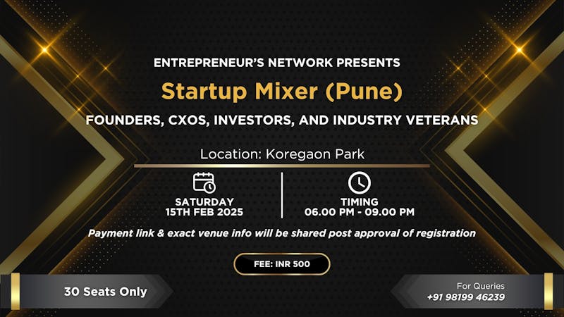 Startup Mixer | Pune | February 15