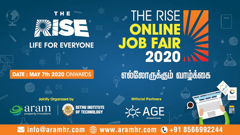The Rise Online Job Fair 2020 Tickets By The Rise Online Job Fair 2020 Thursday May 07 2020 Online Event