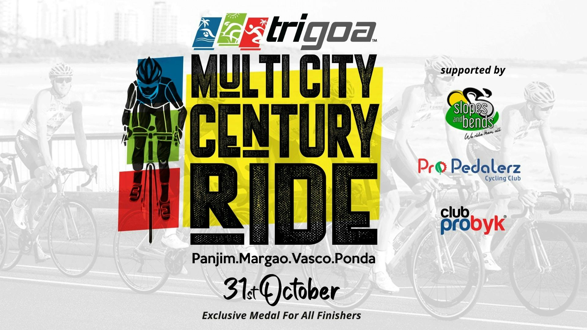 TRI GOA MULTI CITY CENTURY RIDE Tickets by triGoa Sunday October