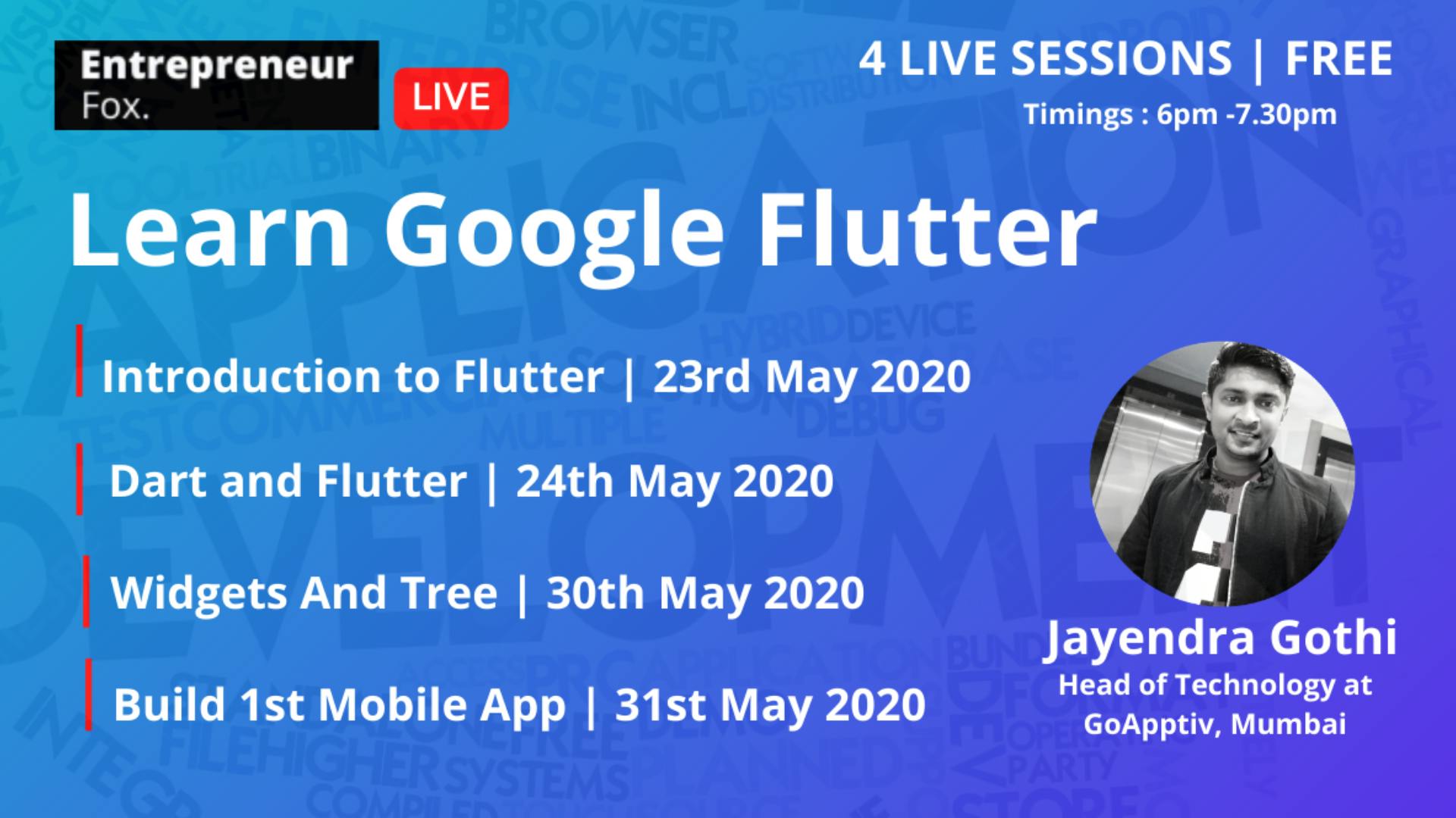 Google hot sale flutter training