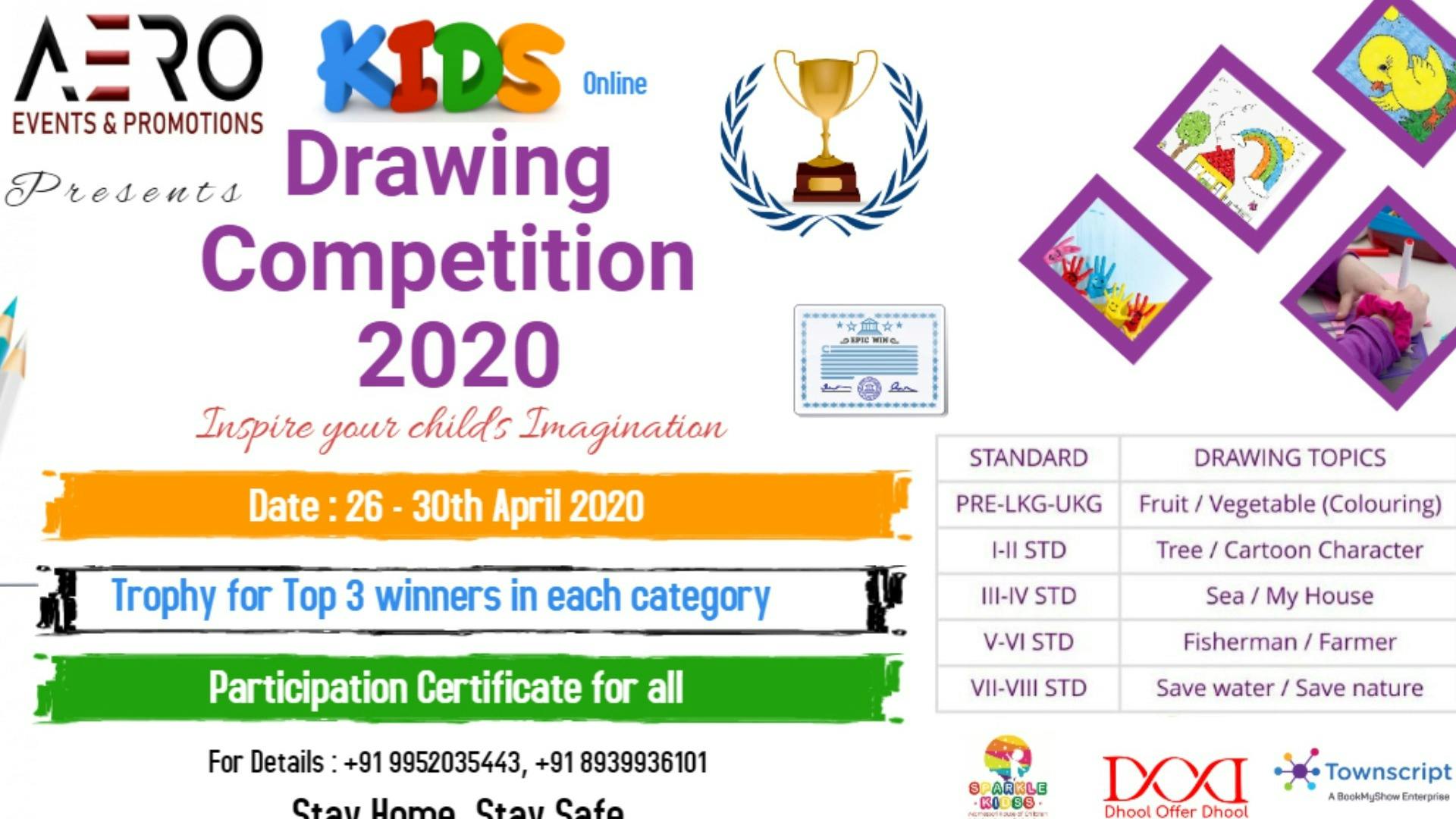 Drawing Competition in velachery - Pencil Park School of Arts