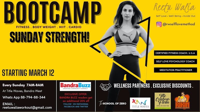 Reetu Walia Workout - Fitness Bootcamp Tickets by The School Of