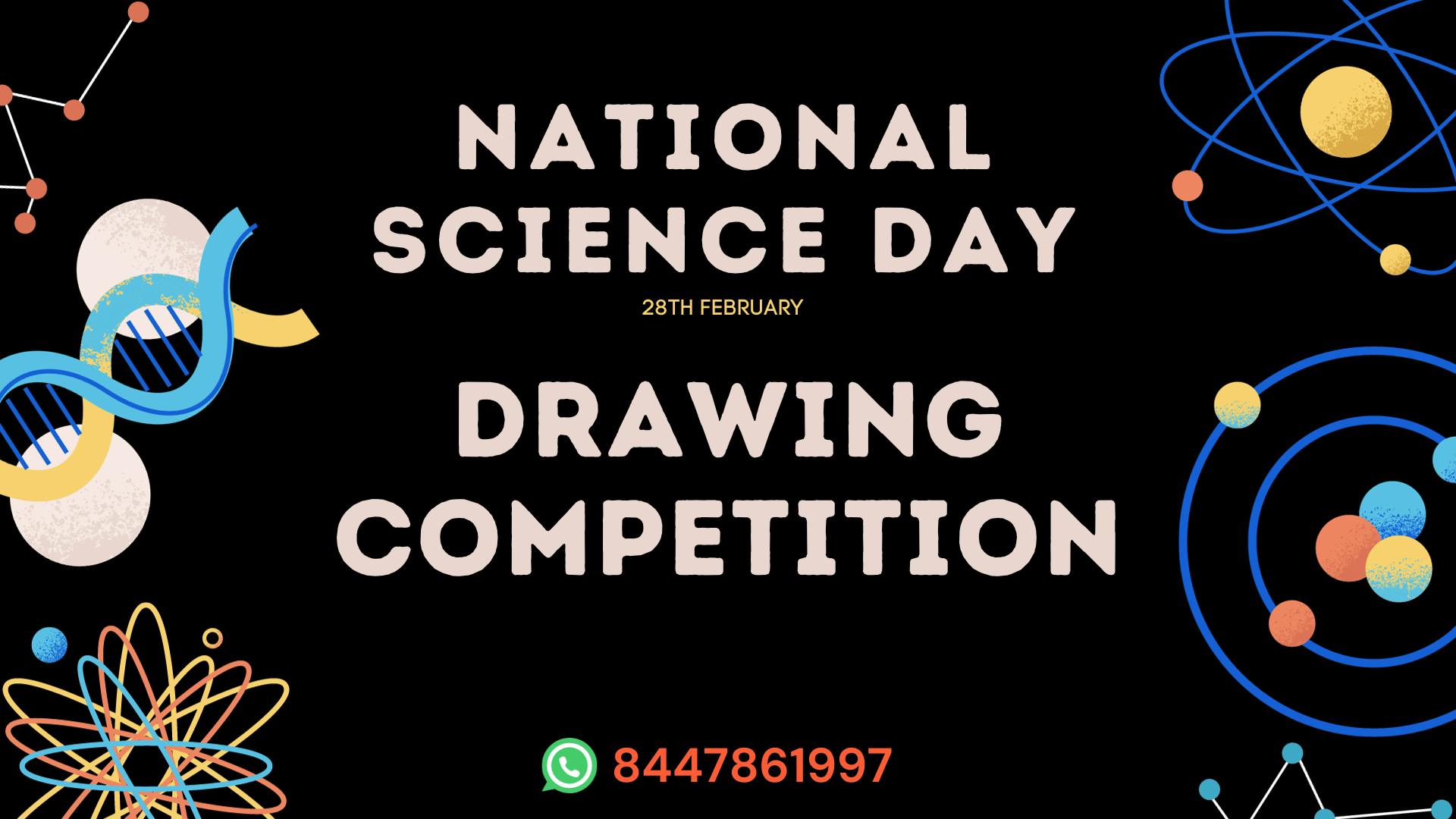 Child art competition results for Science Day painting contest