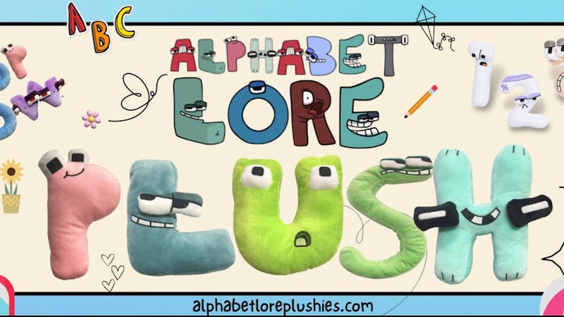Alphabet Lore Plush, F Plush Alphabet Lore Plushies India