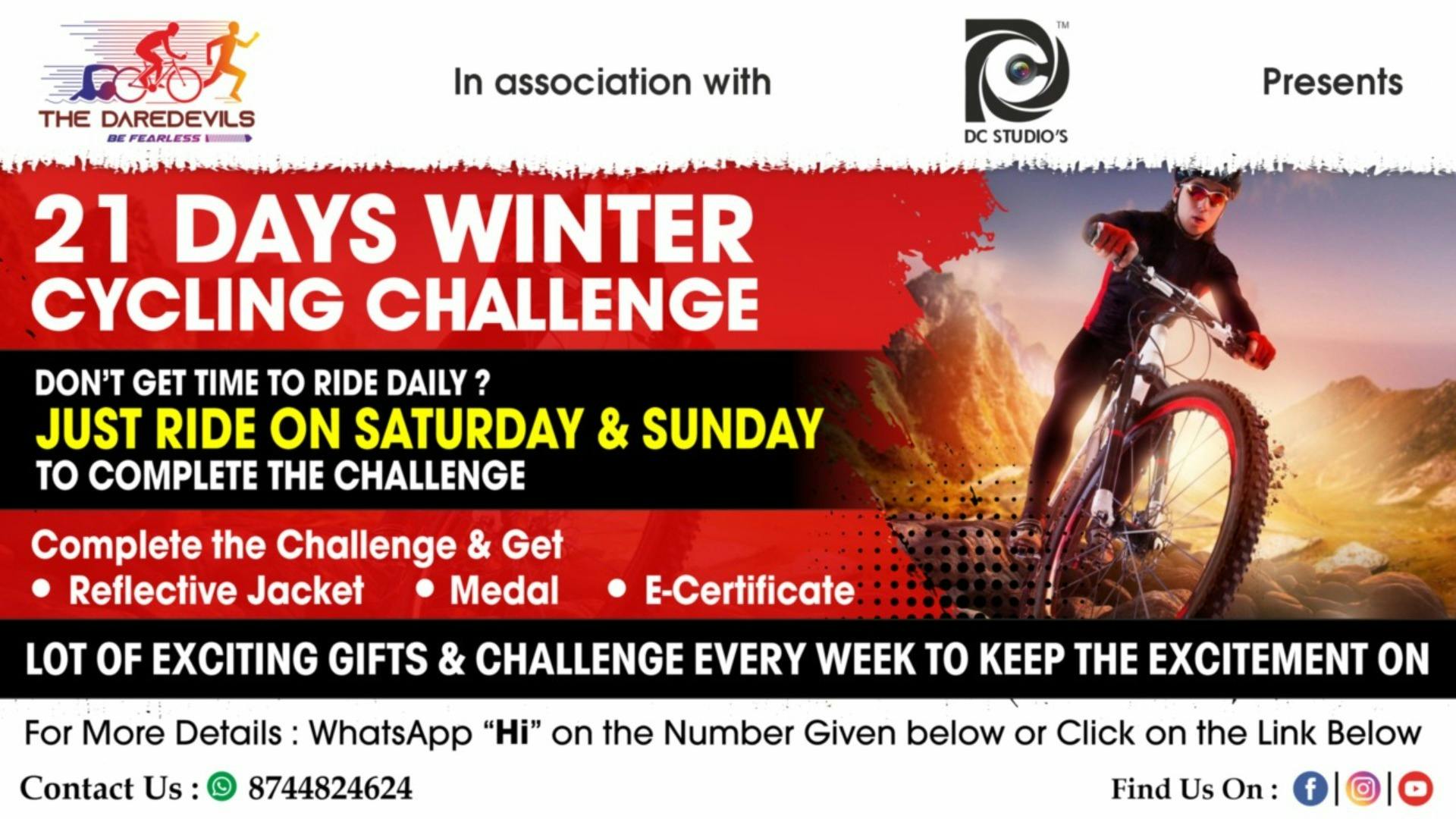 21 Days Winter Cycling Challenge Chapter 2 Tickets by The