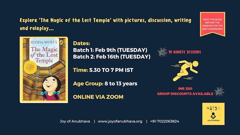 Buy The Magic Of The Lost Temple book by SUDHA MURTY